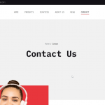 contact us page for woocommerce website - fashion shop
